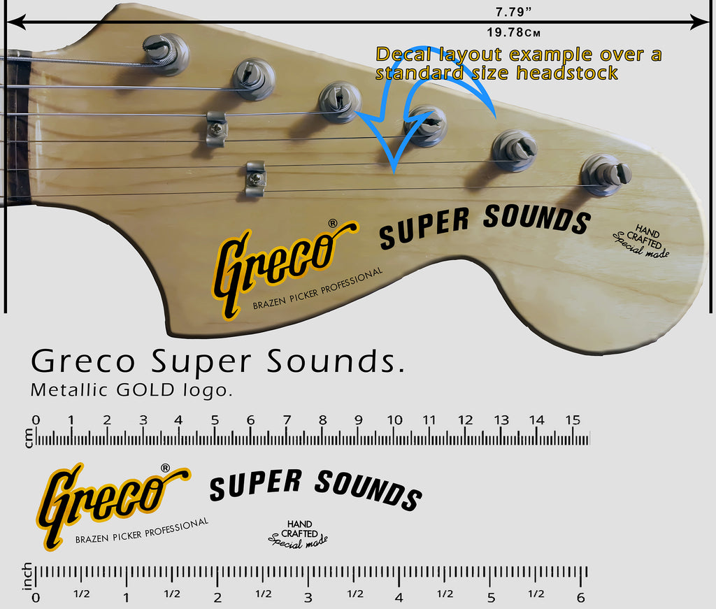 Greco Super Sounds - GOLD – Voodoo Decals