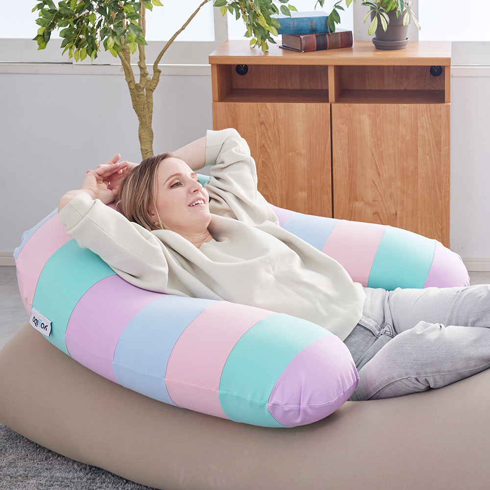 公式】Yogibo Support Rainbow（ヨギボー サポート レインボー