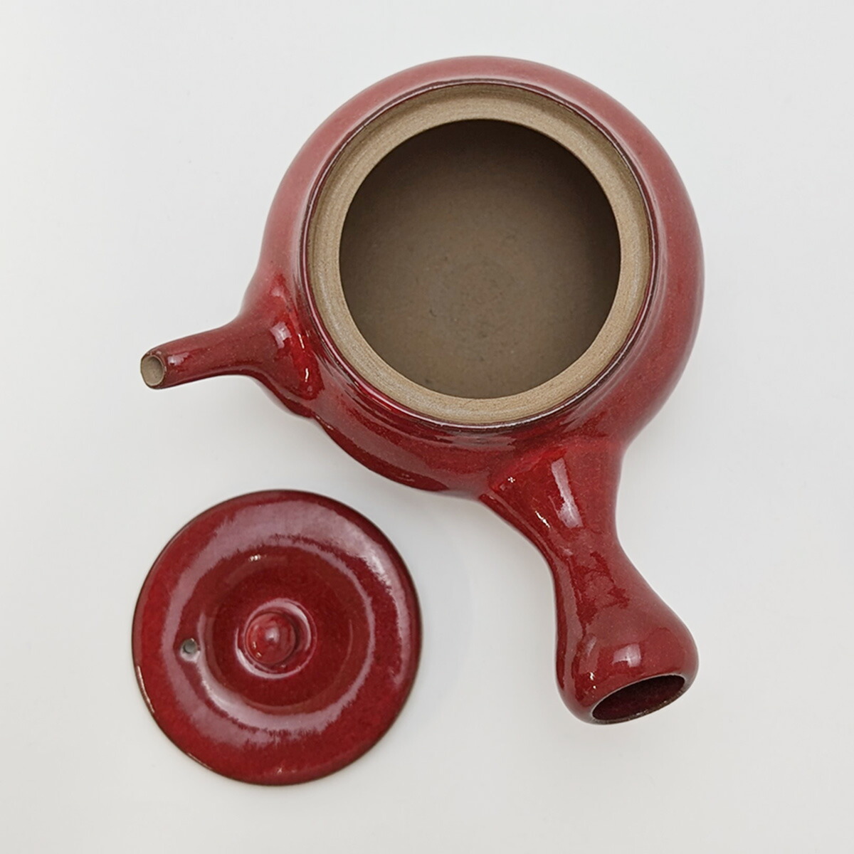 楽天市場】静邨陶房 鈴木龍 赤焼 急須 静邨陶房作品 赤い急須 美しい