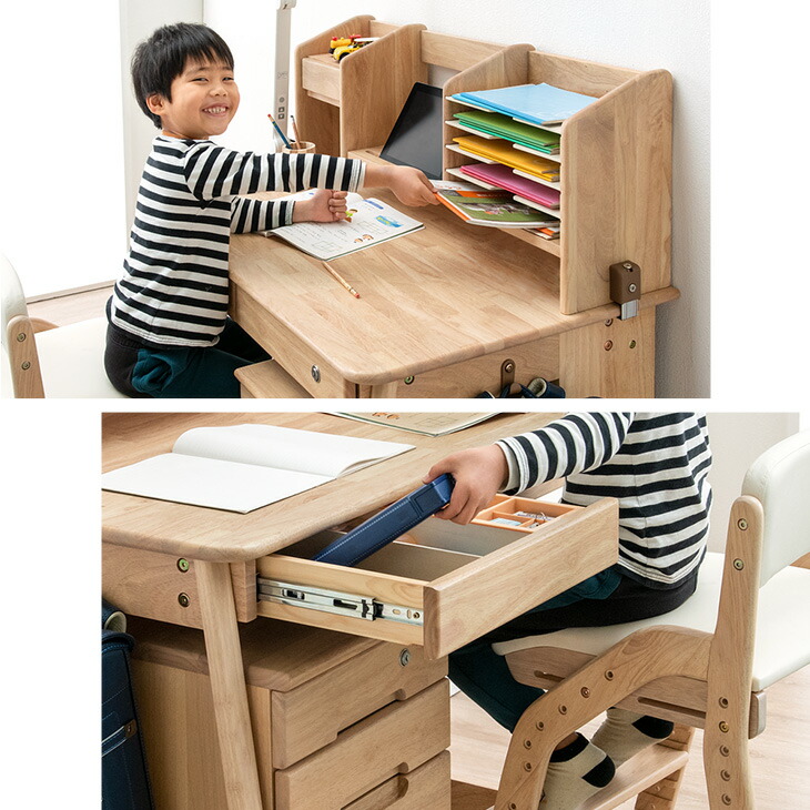 楽天市場】【本日クーポン3％引】 現役ママが考えた 学習机 3点セット