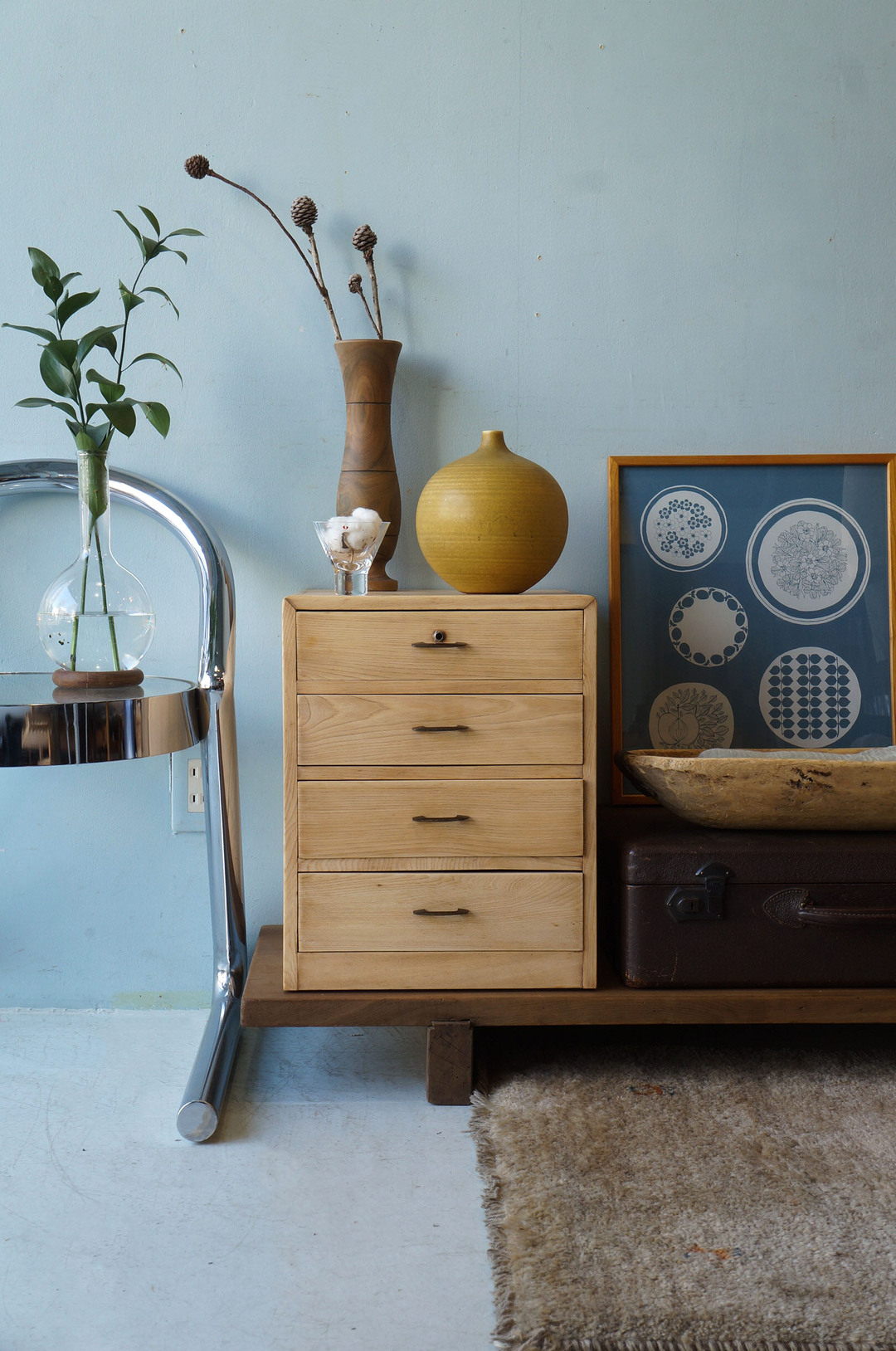 ジャパンヴィンテージ 小引き出し 収納 古道具 和モダン 昭和レトロ