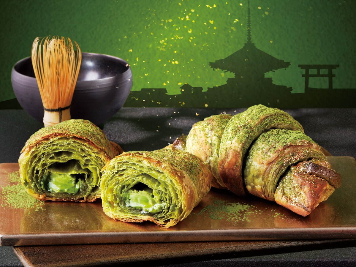 サンマルクカフェ×祇園辻利の「プレミアムチョコクロ」再び！“宇治抹茶