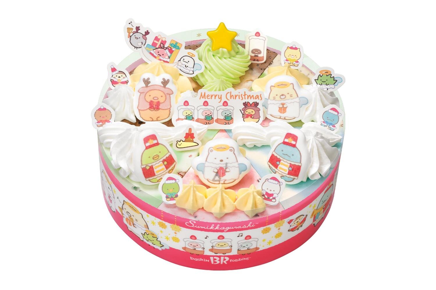 サーティワン25年クリスマス「すみっコぐらし」のアイスクリームケーキ