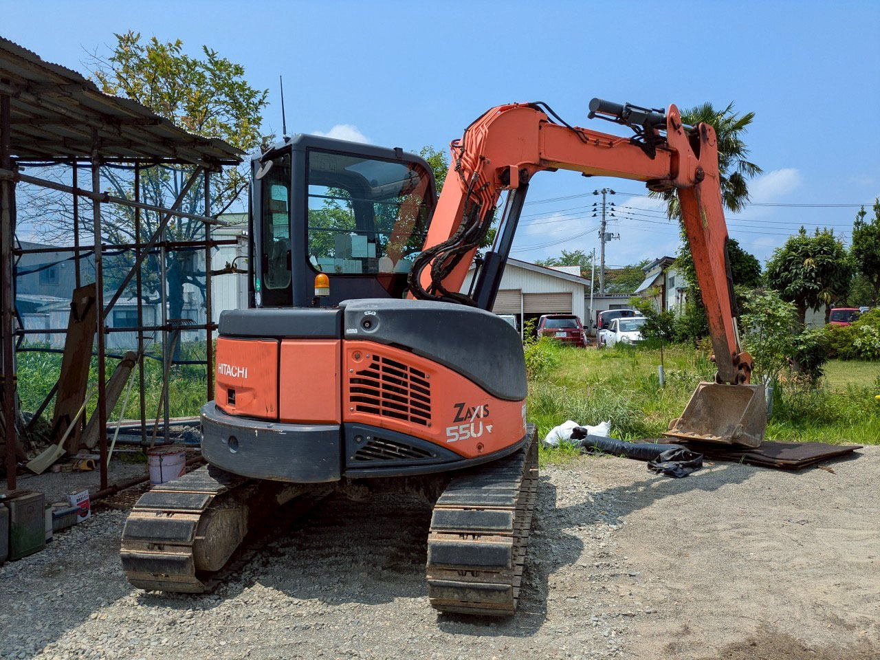油圧ショベル（ZX55UR-3）の買取実績｜トラックファイブ