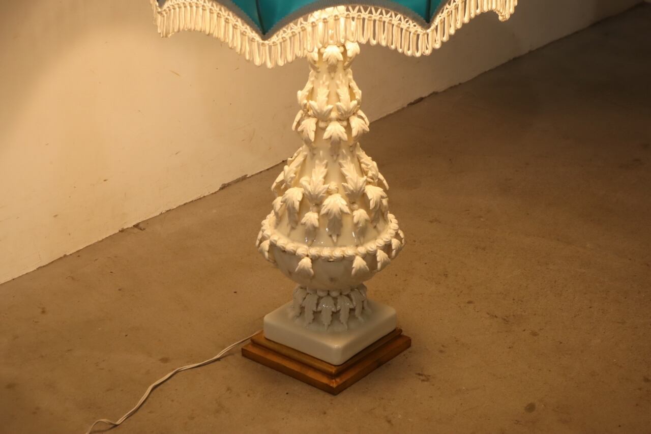 ヴィンテージ 大型 陶磁器 スタンドランプ ライト 照明 テーブルランプ
