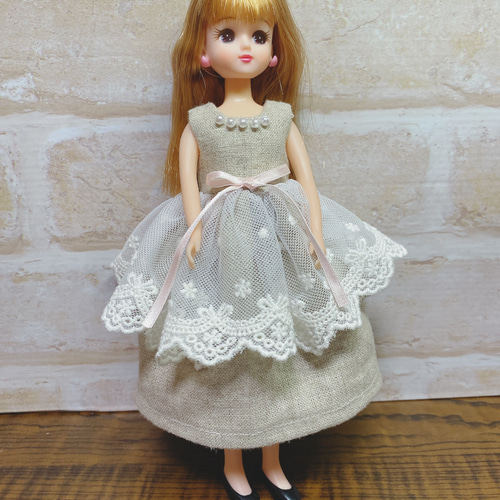 送料無料‼︎】リカちゃん 服 ワンピース ハンドメイド おもちゃ・人形