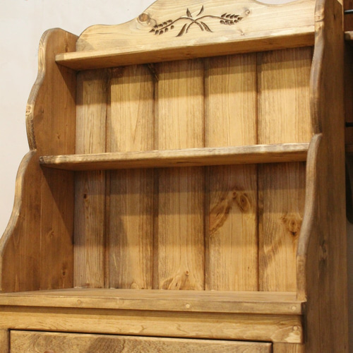 1ドロワ麦穂のカップボード 棚・シェルフ・ラック putto 通販 6816370