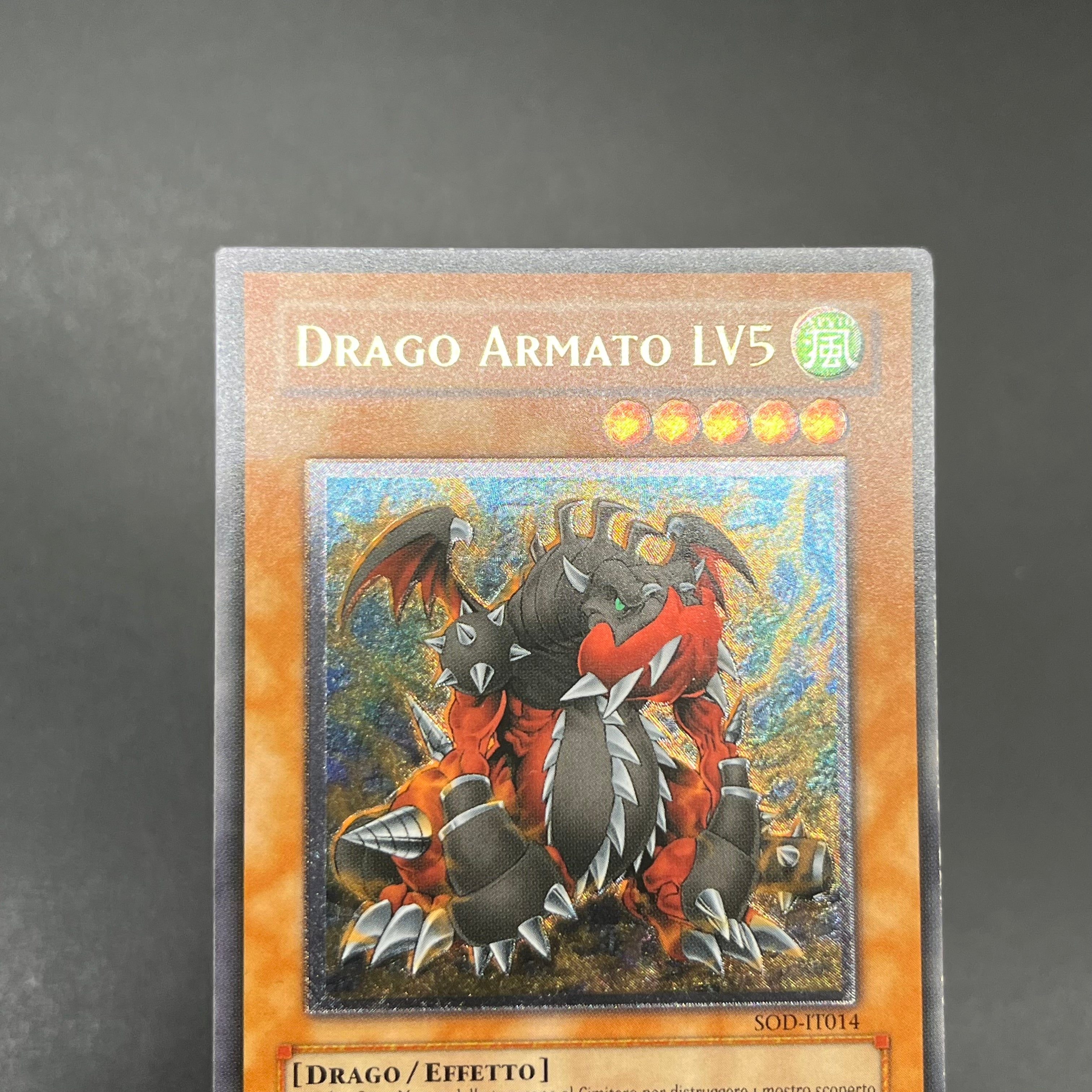 遊戯王 アームド・ドラゴン LV5/レリーフ/イタリア – カード