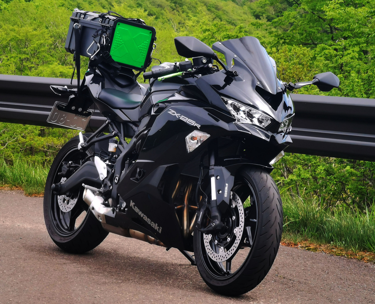 22年式ZX-25Rファーストインプレとカスタム箇所洗い出し - クッソ汚い