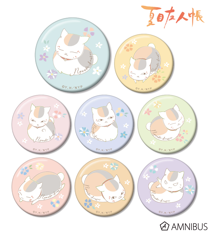 夏目友人帳 - トレーディング ニャンコ先生 lette-graph 缶バッジ