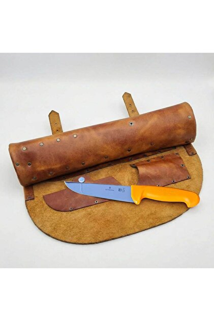 VICTORINOX Swibo 5.84 Deri Çantalı Kasap Bıçak Seti - Fiyatı