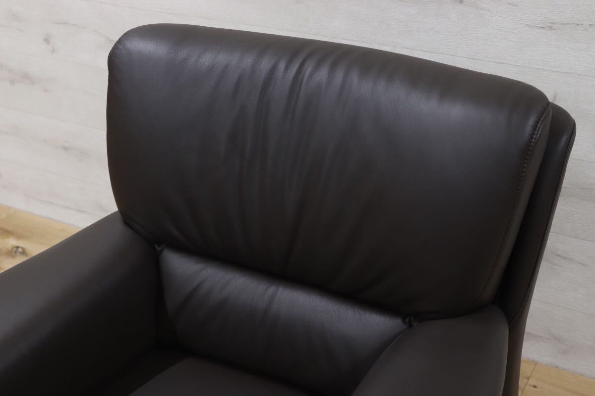 GMEH55○himolla / ヒモラ ベルク 1人掛けソファ シングルソファ 総革