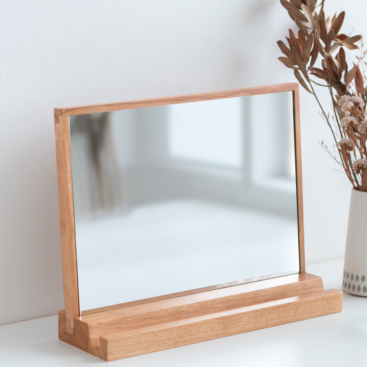 ミラー 卓上 POCO 幅40cm スタンドミラー 卓上ミラー デスクミラー