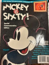 Mickey Is Sixty Magazine 1988 Commemorative Edition EX No Ml