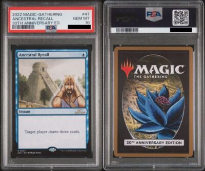 PSA10 MTG Magic 30th Anniversary Edition Ancestral Recall 0047