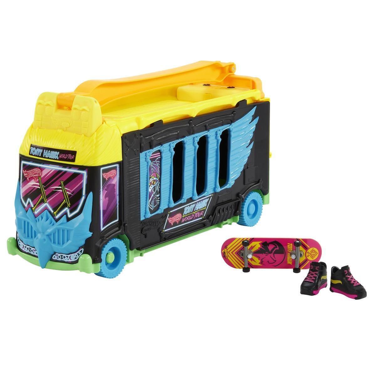 Hot Wheels Skate Tony Hawk Transforming Skate Bus with Accessories