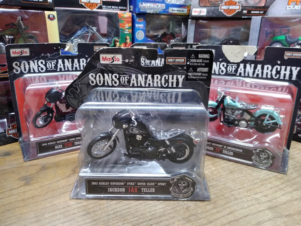 Maisto SONS of ANARCHY Diecast 2003 Harley Davidson Super Glide