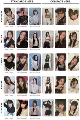 LE SSERAFIM LESSERAFIM UNFORGIVEN OFFICIAL PHOTO CARD STANDARD