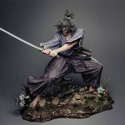 Miyamoto Musashi 3D print figure 1/6 29cm Model Kit Unpainted