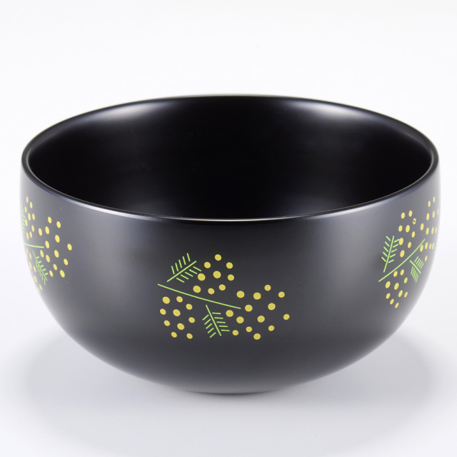 MIMOSA ボウル 黒/白 漆塗り 漆器の井助