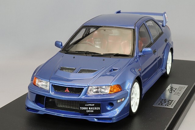 POP RACE 1/18 三菱 ランサー エボリューション VI トミーマキネン