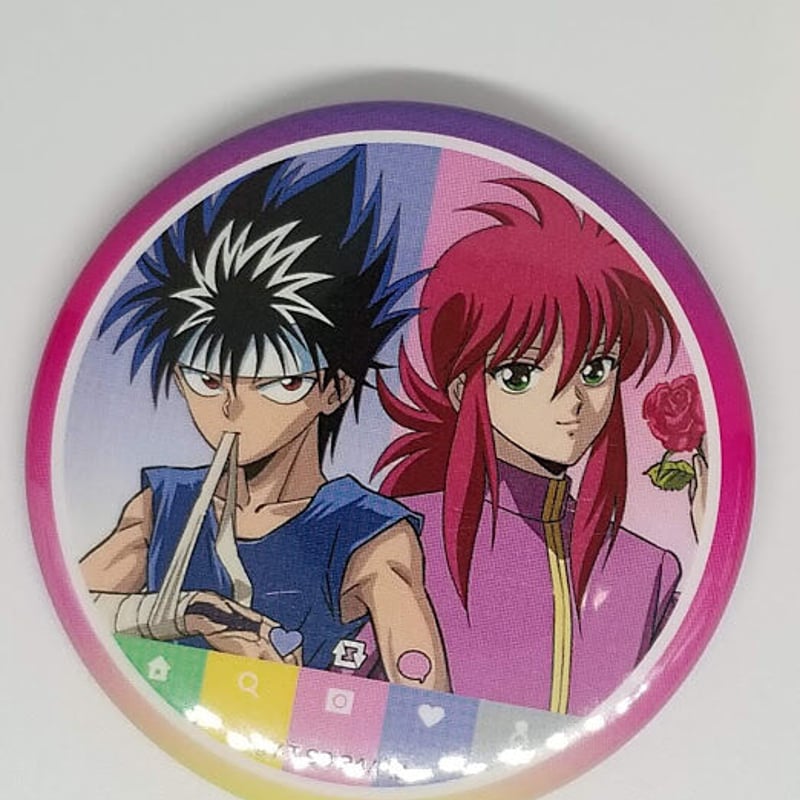 幽☆遊☆白書 飛影＆蔵馬トレーディングペア缶バッジ | K-BOOKS 池袋