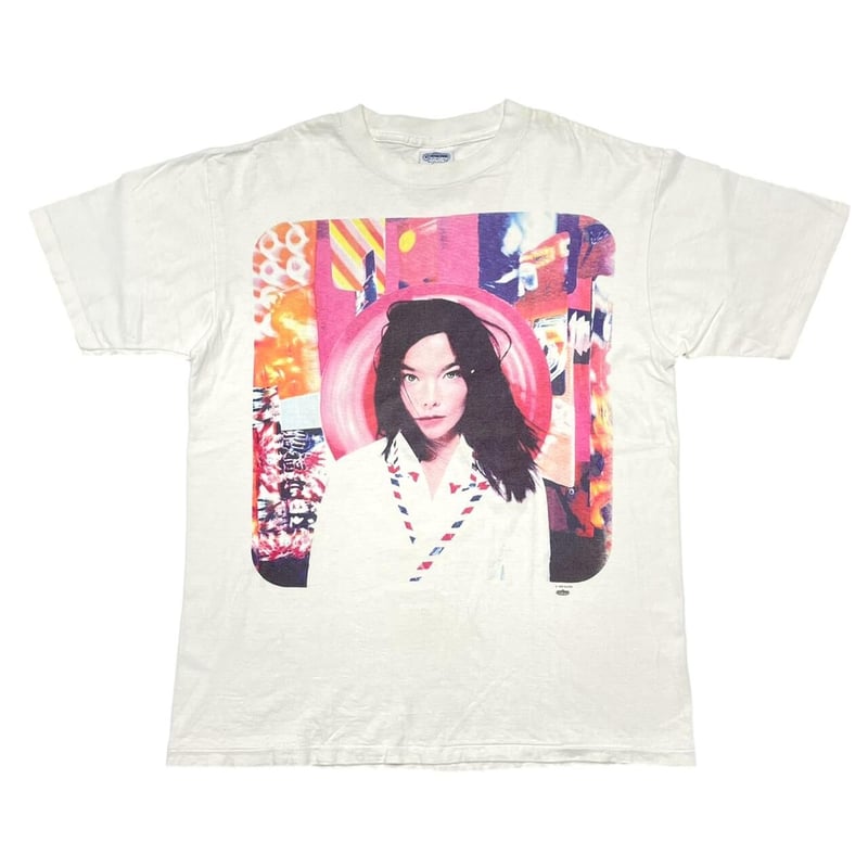 Bjork 1995 POST TEE WHITE WINTERLAND LARGE 3671