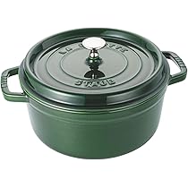 Amazon｜staub ストウブ 「 ピコ ココット ラウンド バジルグリーン