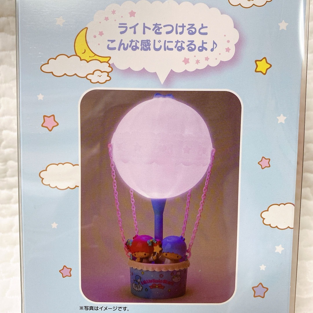 リトルツインスターズ - キキララ 気球型ライト ルームライト 激レアの