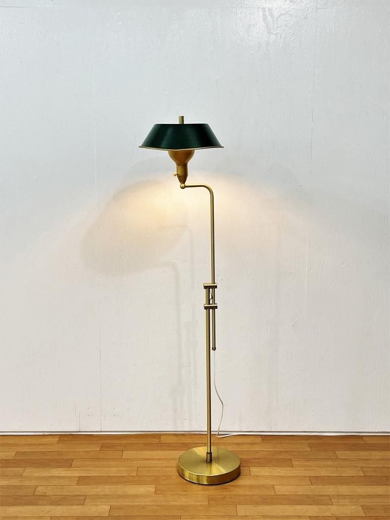 1950's ヴィンテージ ゴールドフレーム フロアランプ - アンティーク