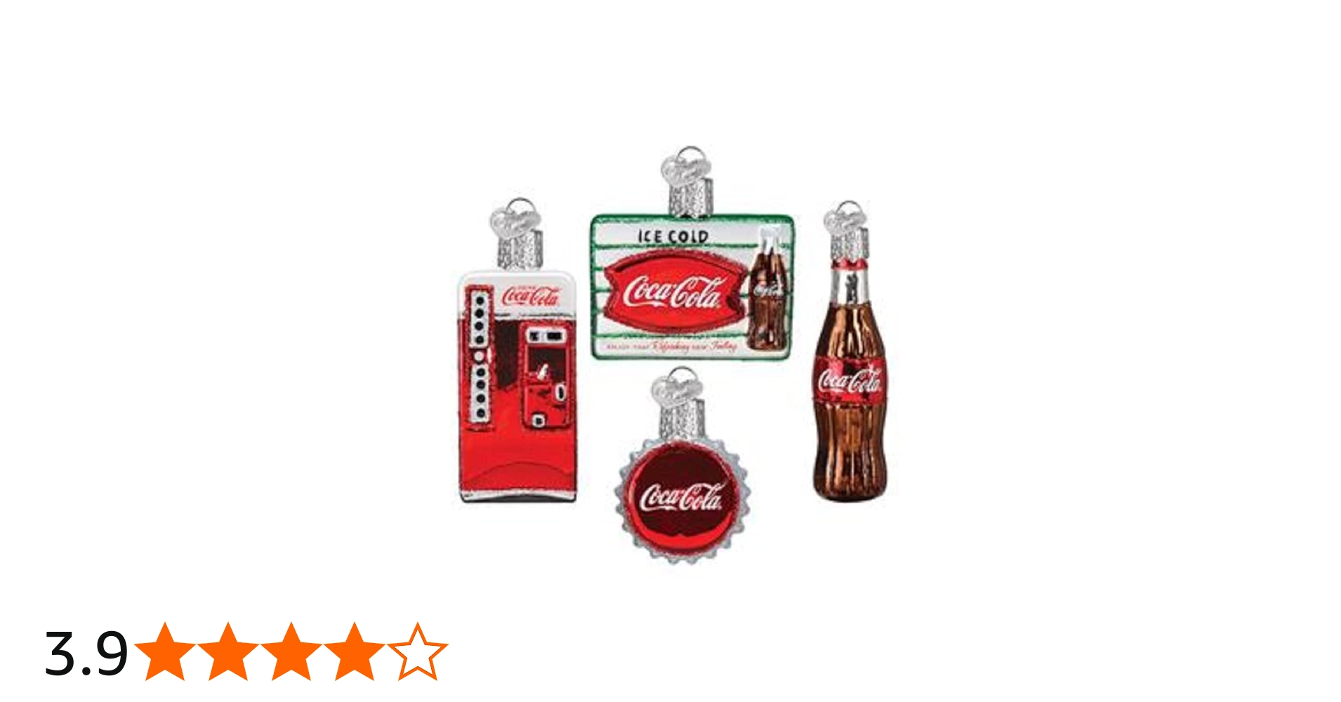 Amazon.co.jp: Old World Christmas コカ・コーラ ミニダイナーセット