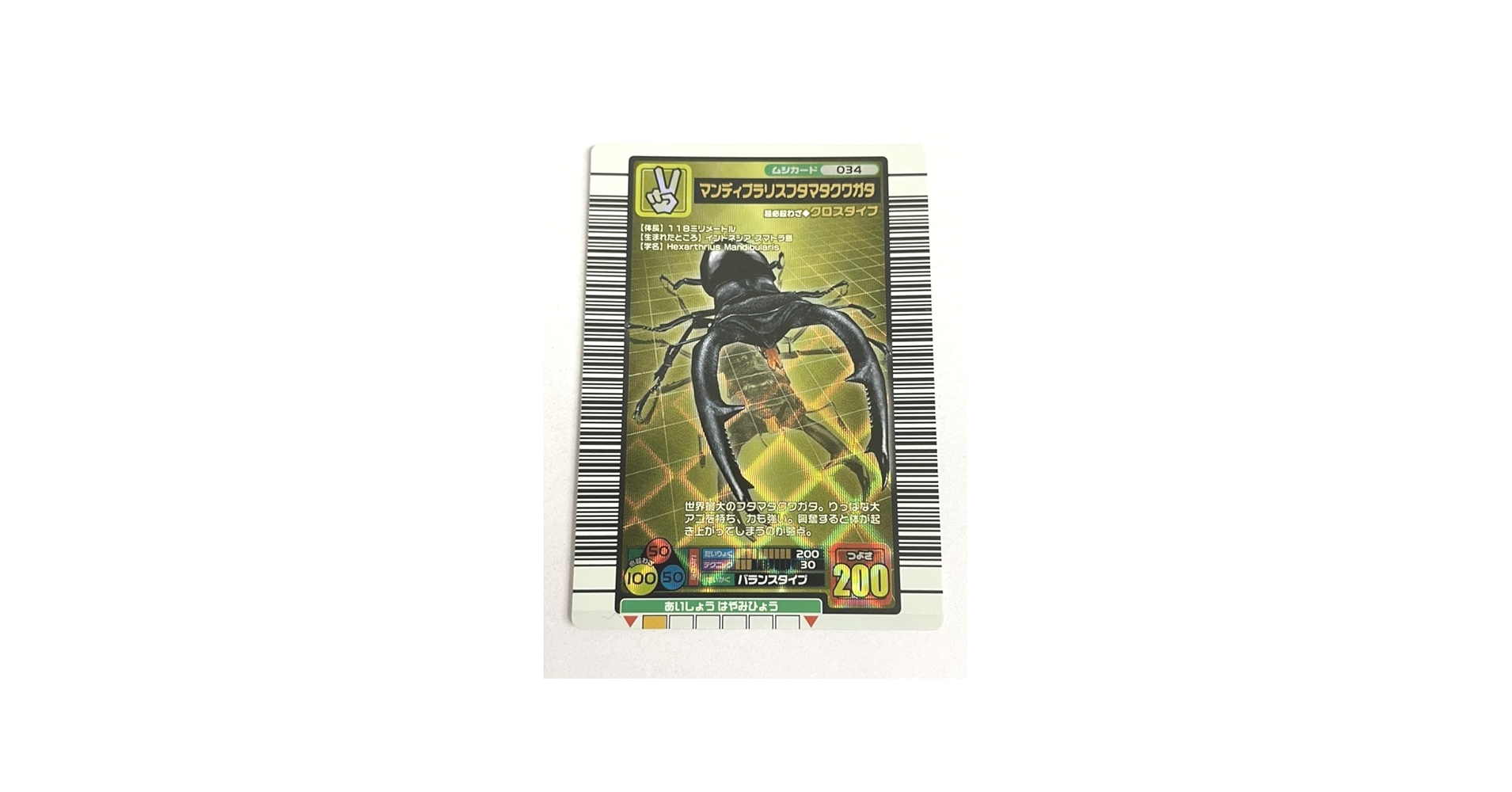 Amazon.co.jp: 甲虫王者ムシキング マンディブラリスフタマタクワガタ