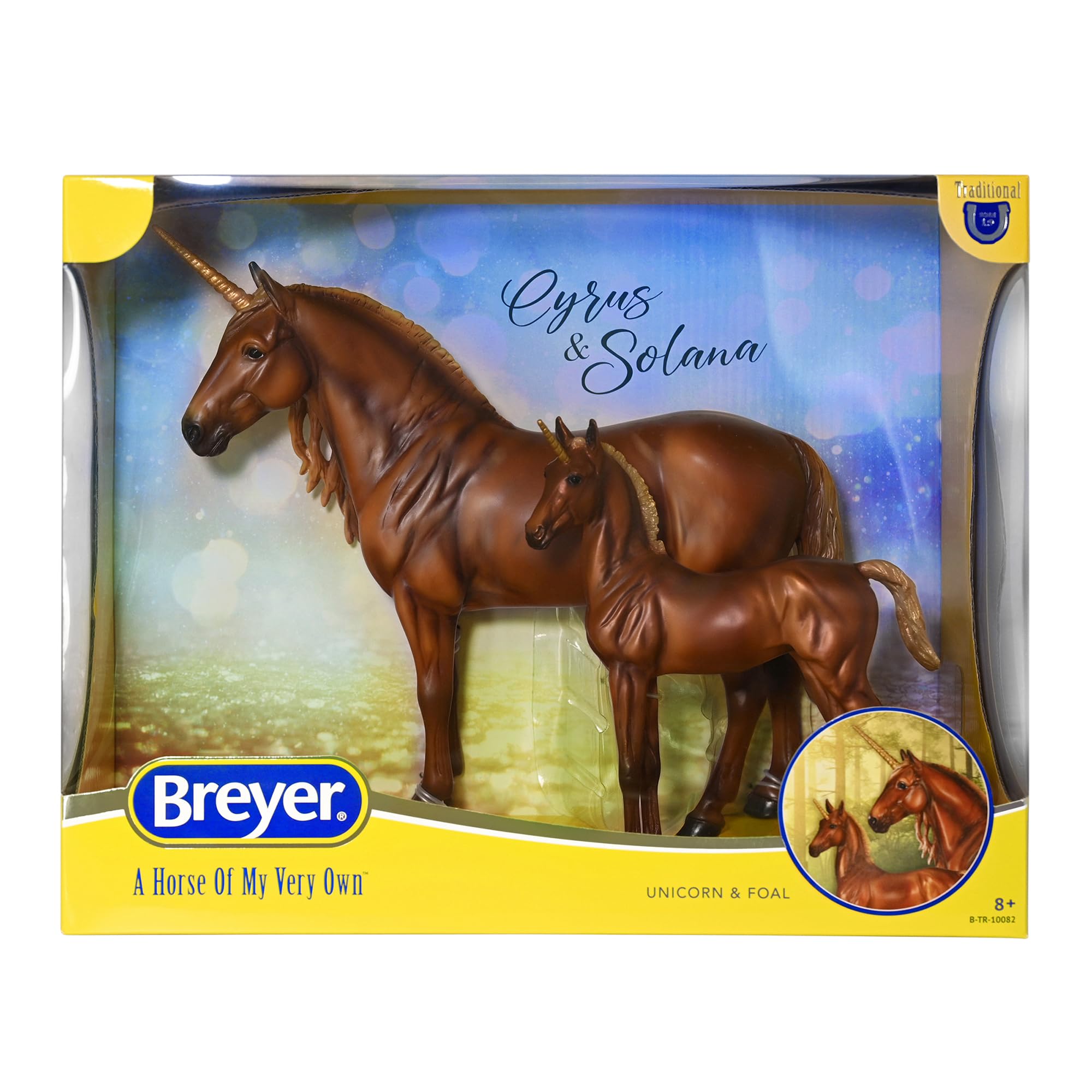 Amazon.com: Breyer Cyrus & Solana Unicorns B-TR-10082, Multicolor