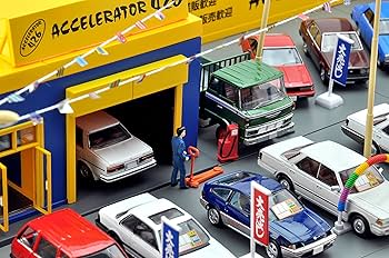 Amazon | トミカラマ ヴィンテージ 04c 1/64 中古車店 アクセル426