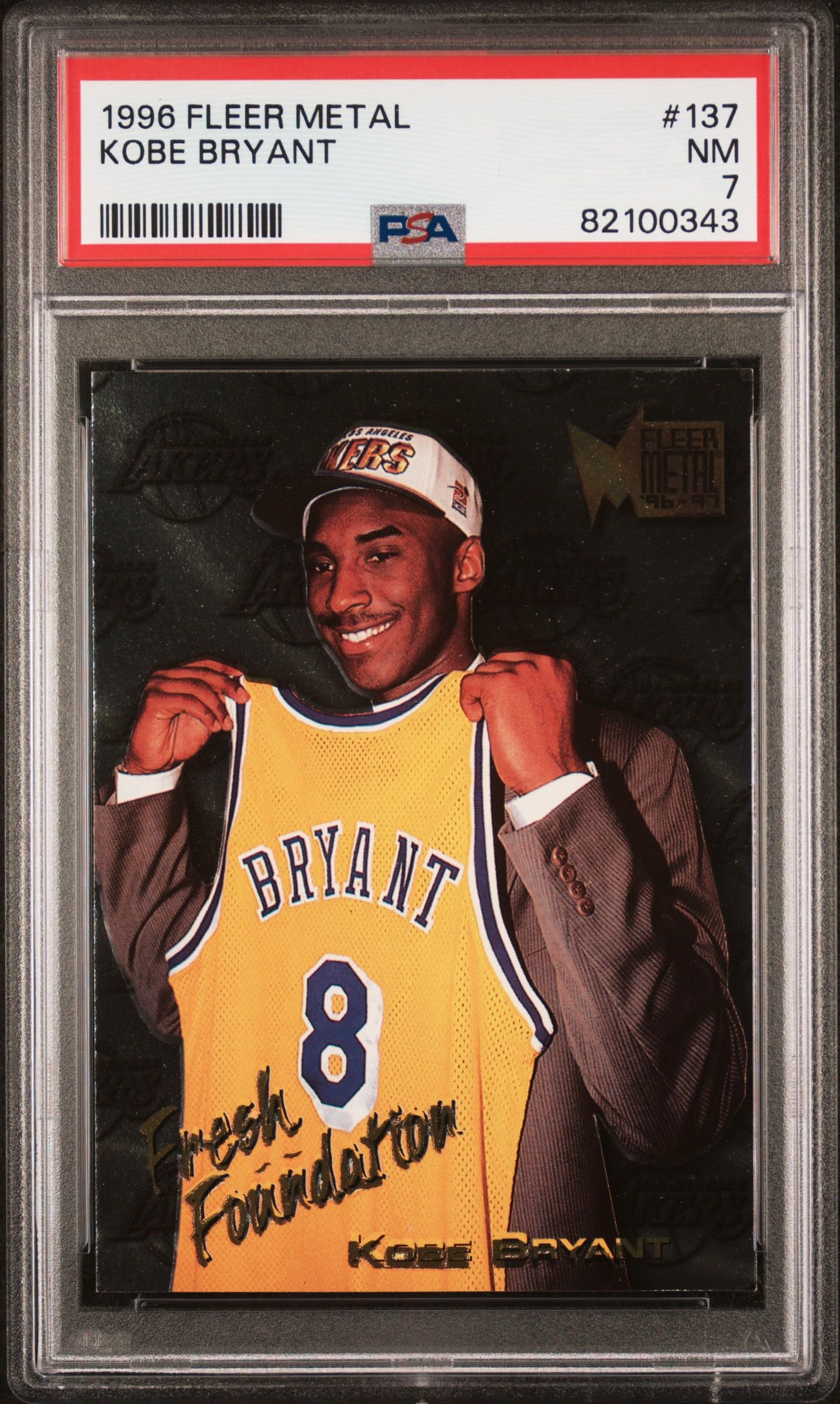 Amazon.com: Kobe Bryant 1996 Fleer Metal Basketball Rookie Card