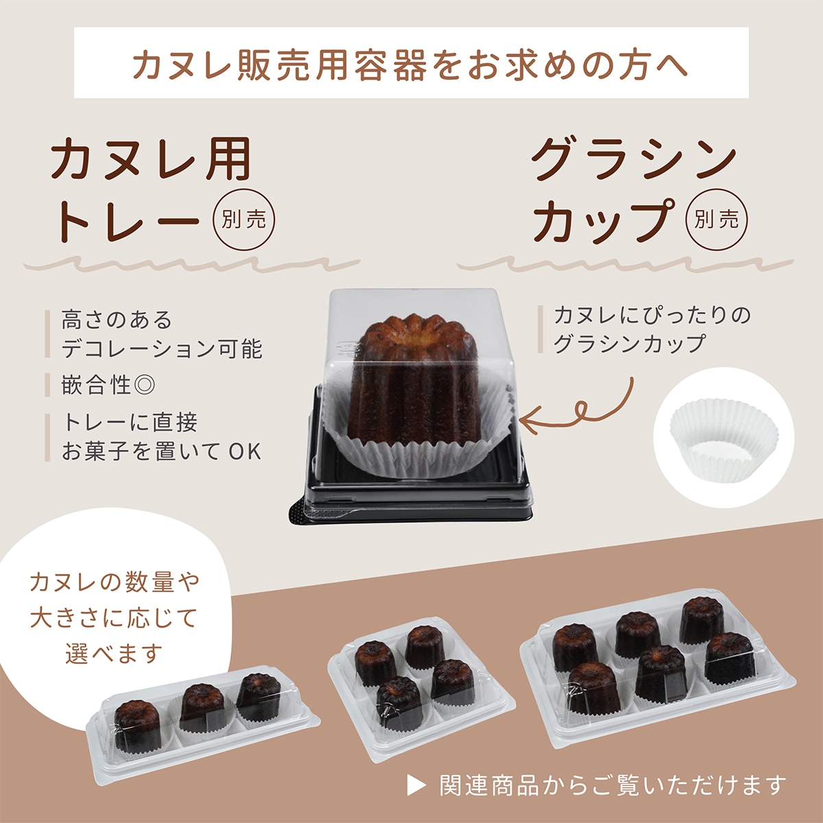 銅カヌレ型 小 10個入 KGP041-10 | 型・道具,型,カヌレ型 | | ペー