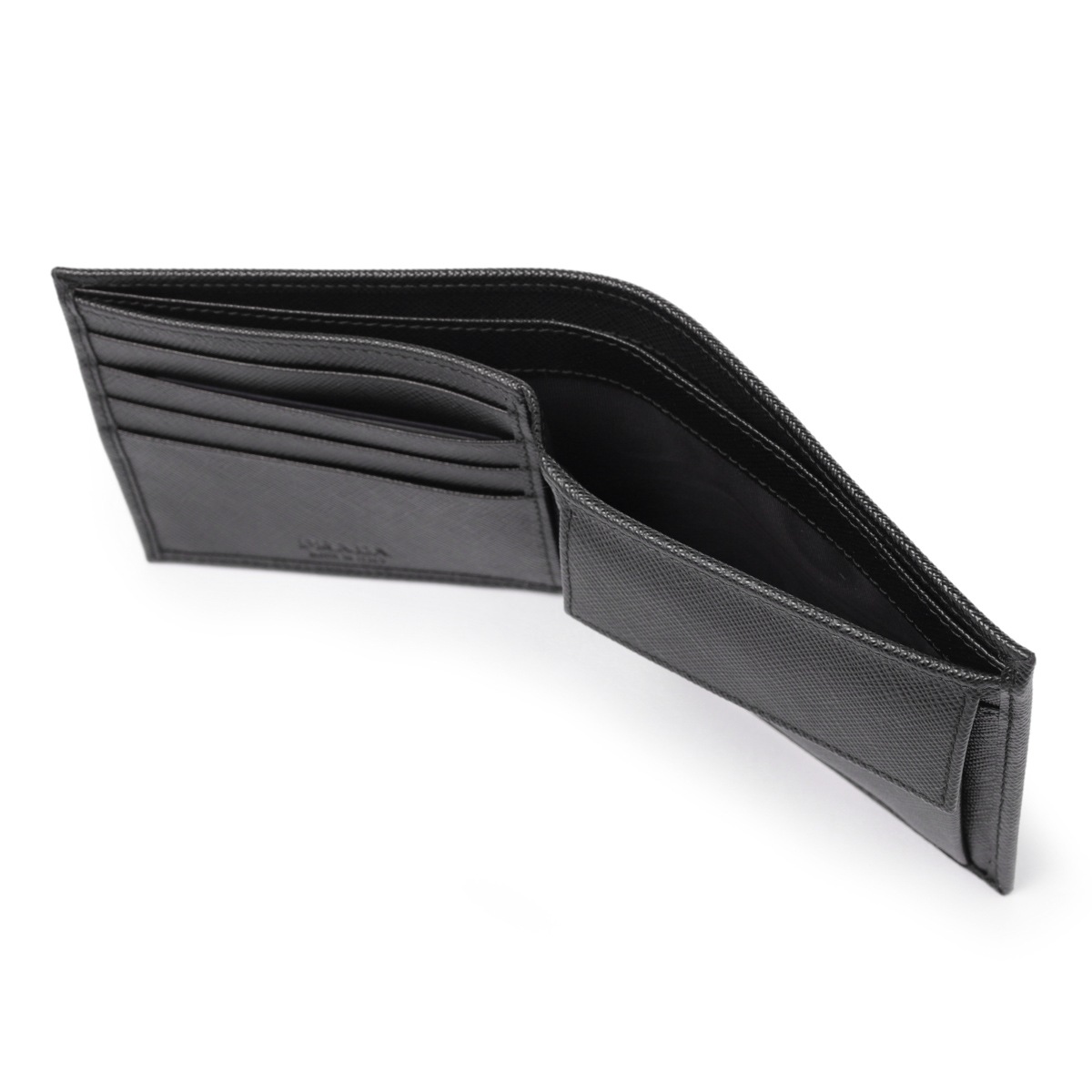 PRADA プラダ 2つ折り財布 小銭入れ付き メンズ | メンズ・ブランド