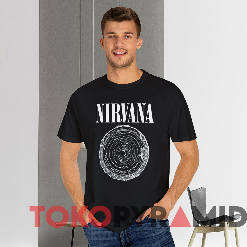 Vintage Nirvana Vestibule Circles Of Hell Double-sided T-shirt