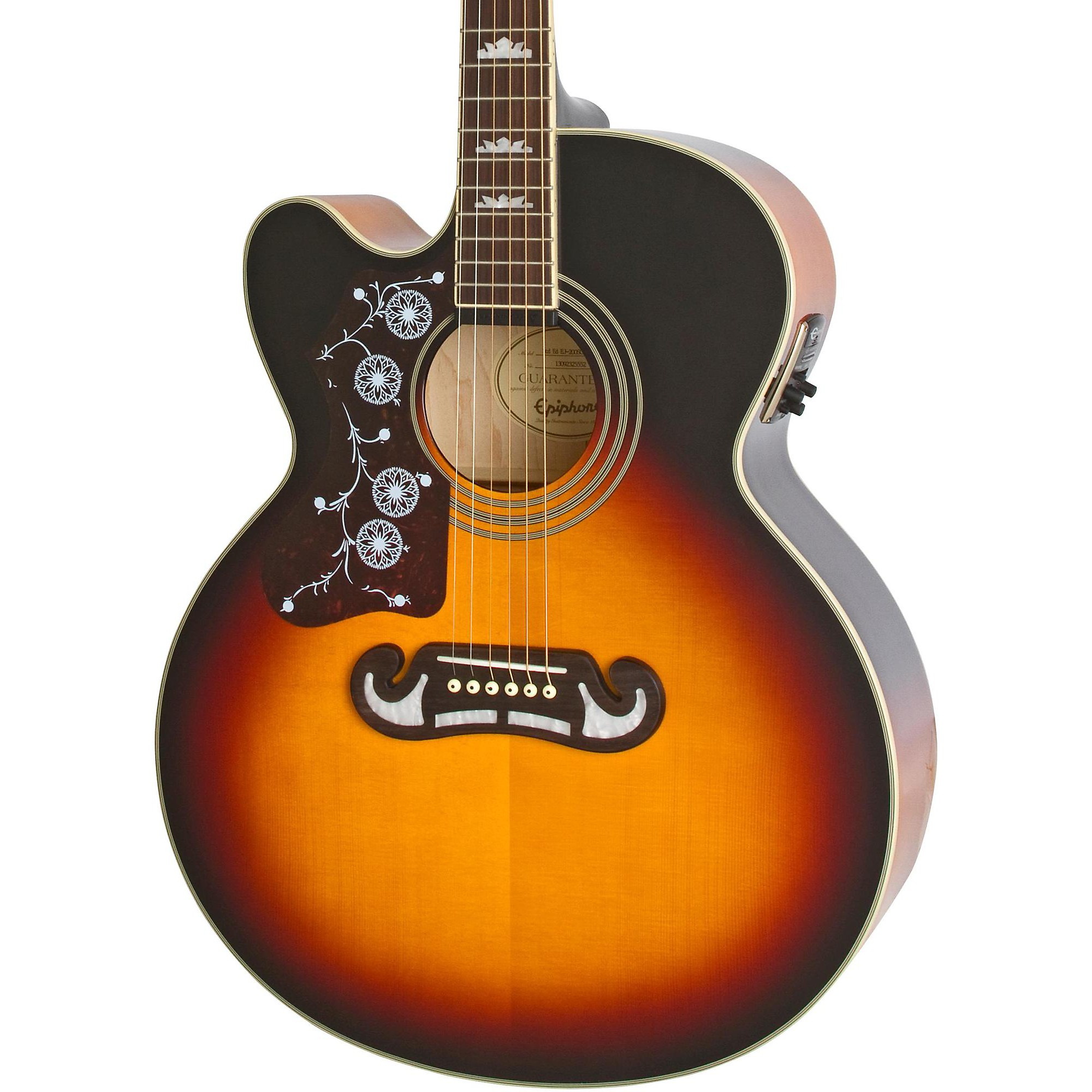 Epiphone J-200 EC Studio Left-Handed Acoustic-Electric Guitar