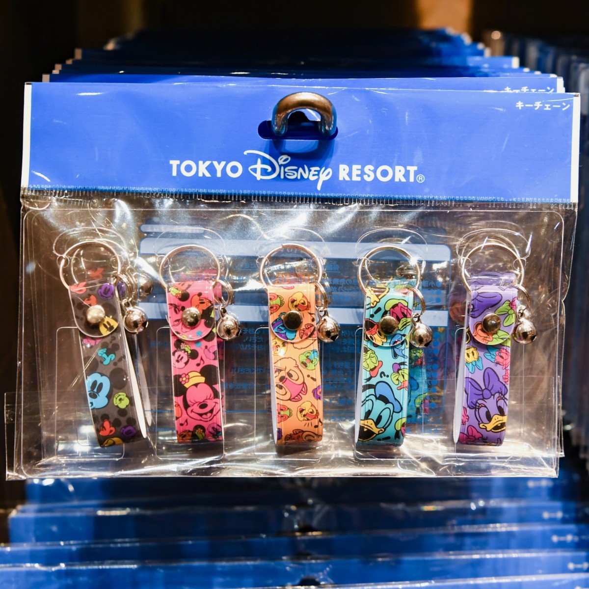 TDR ミッキー キーチェーンセット ミッキーマウス キーチェーン 4個