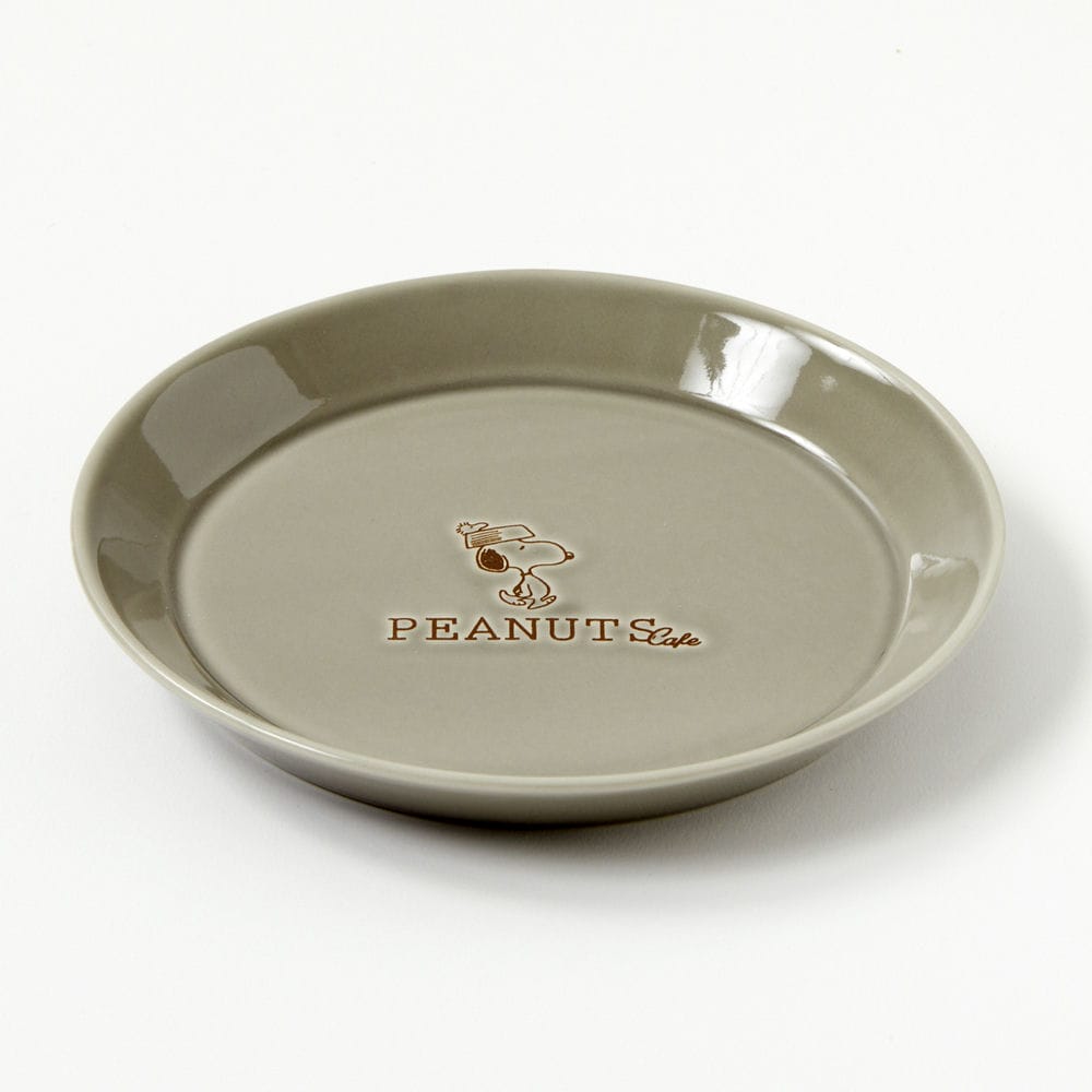 PEANUTS Cafe プレートS グレー – PEANUTS Cafe Online Shop