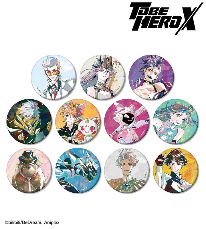 アニメ「TO BE HERO X」のトレーディング Ani-Art メタリック缶バッジ