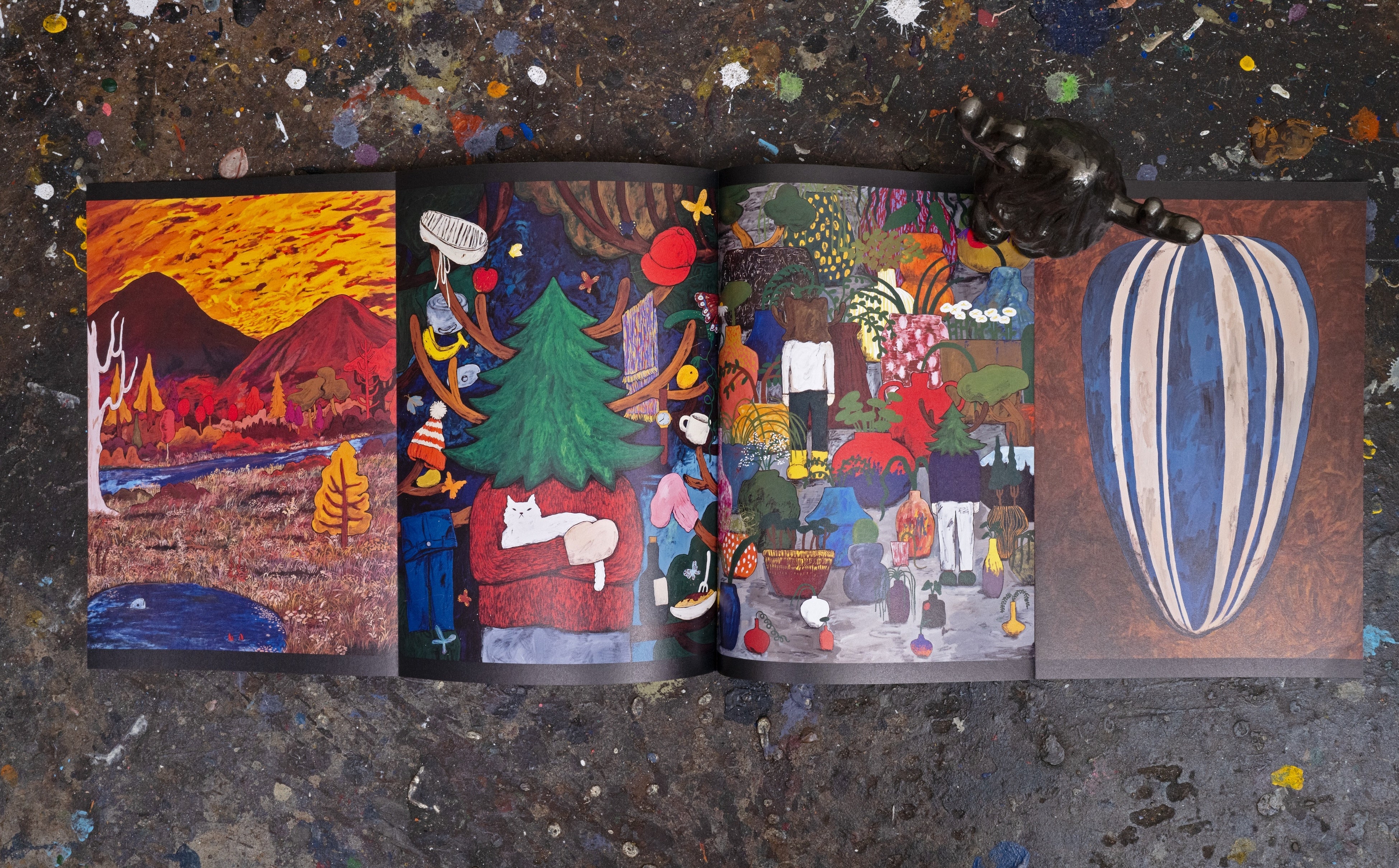 岡山県立美術館にて「平子雄一展 ORIGIN」カタログ刊行記念サイン会を