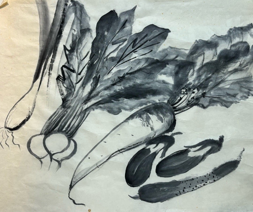 父の水墨画。 | Oの家。