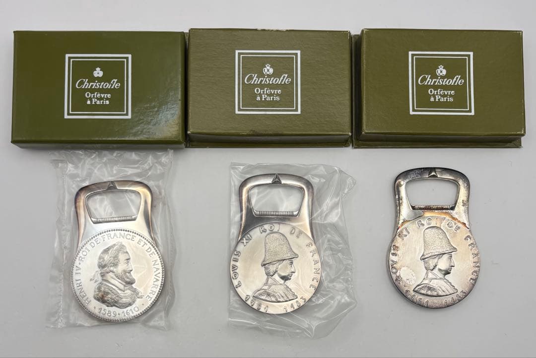 未開封 Christofle クリストフル 栓抜き ボトルオープナー 3点セット Yahoo!オークション -「クリストフル 栓抜」の落札相場・落札価格