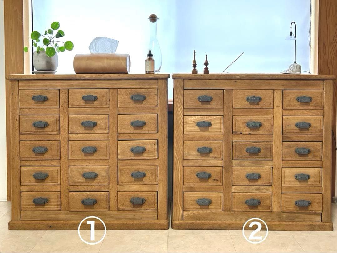 引き出し棚①　（古家具/ビンテージ）６月20日までの出品となります 引き出し棚① （古家具/ビンテージ）6月20日までの出品となります