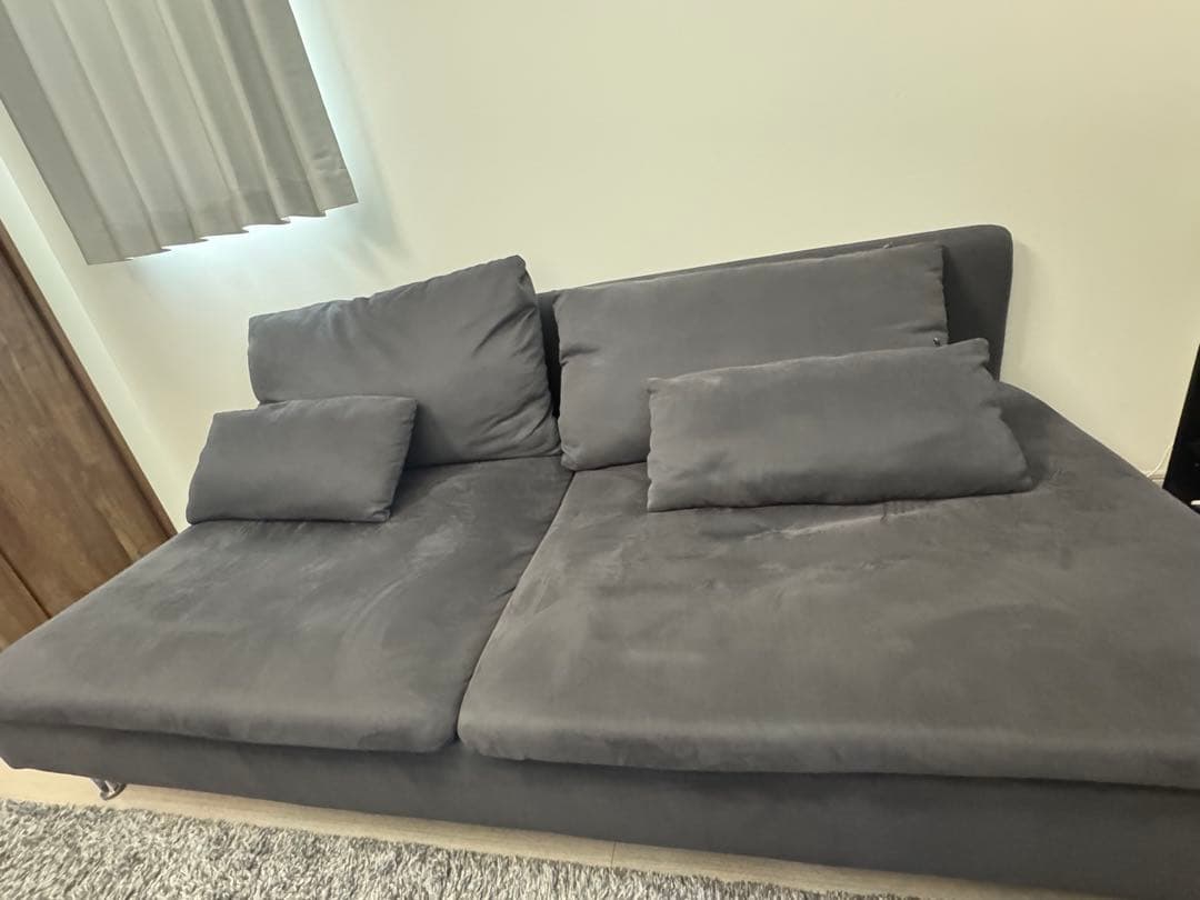 【Lovesie】 IKEA SÖDERHAMN ソーデルハムン SÖDERHAMN ソーデルハムン 3人掛けソファセクション, ヴィーアルプ