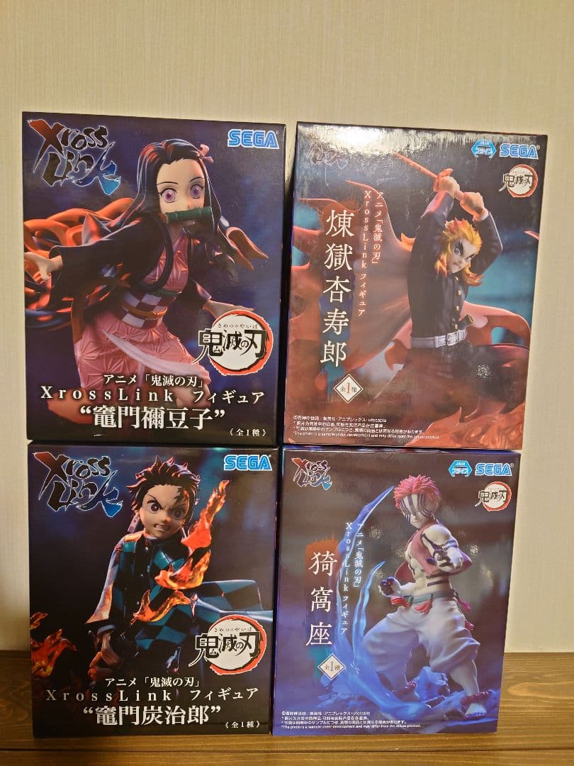 鬼滅の刃　XrossLink　フィギュア　4種セット 楽天市場】鬼滅の刃 Xross Link フィギュア 煉獄杏寿郎 ＆ 猗窩座 2体
