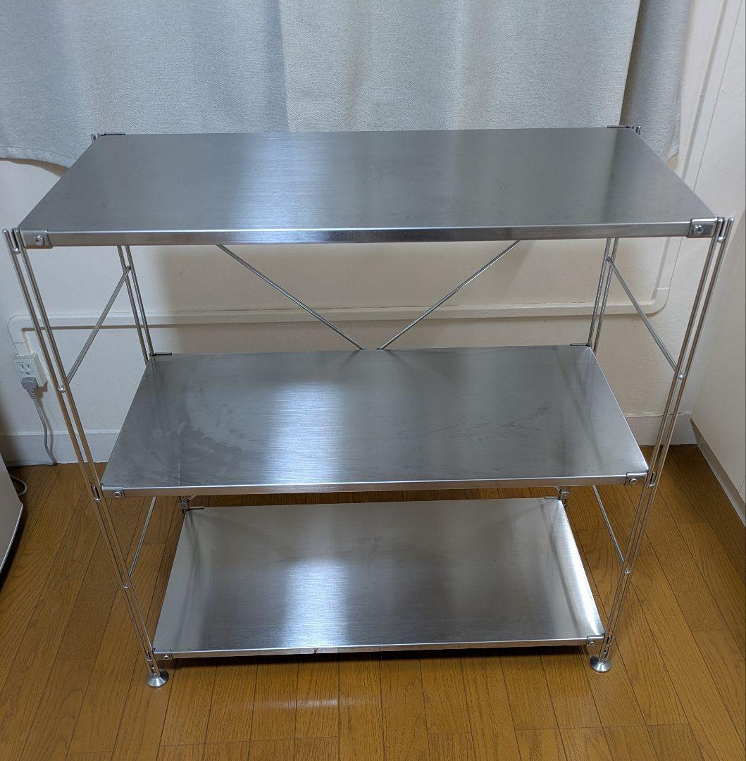 無印良品ステンレススチール 3段スチールラック Amazon.co.jp: 無印良品 スチールパイプ ワゴンラック 3段 収納 幅49.5