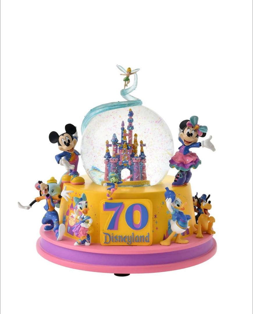 70周年ディズニーキャラクター スノードーム ミュージック＆ライトアップ ディズニーキャラクター スノードーム ミュージック＆ライトアップ 70